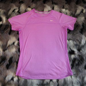 Bright Lilac Nike Dri-Fit Running Athletic Shirt